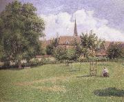 Camille Pissarro, The House of the Deaf Woman and the Belfry at Eragny